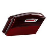 HR3 Mysterious Red Sunglo/ Velocity Red Sunglo Hard Saddlebags (Regular) For 14-23 Harley Touring
